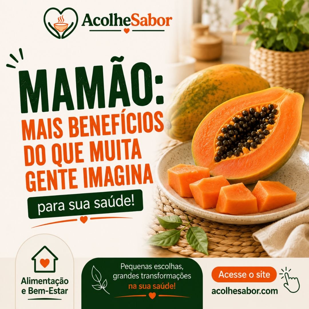 Mamão: Mais Benefícios do Que Muita Gente Imagina