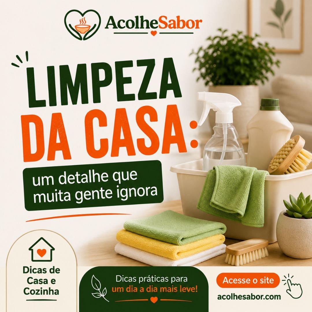 Limpeza da Casa: Um Detalhe Que Muita Gente Ignora