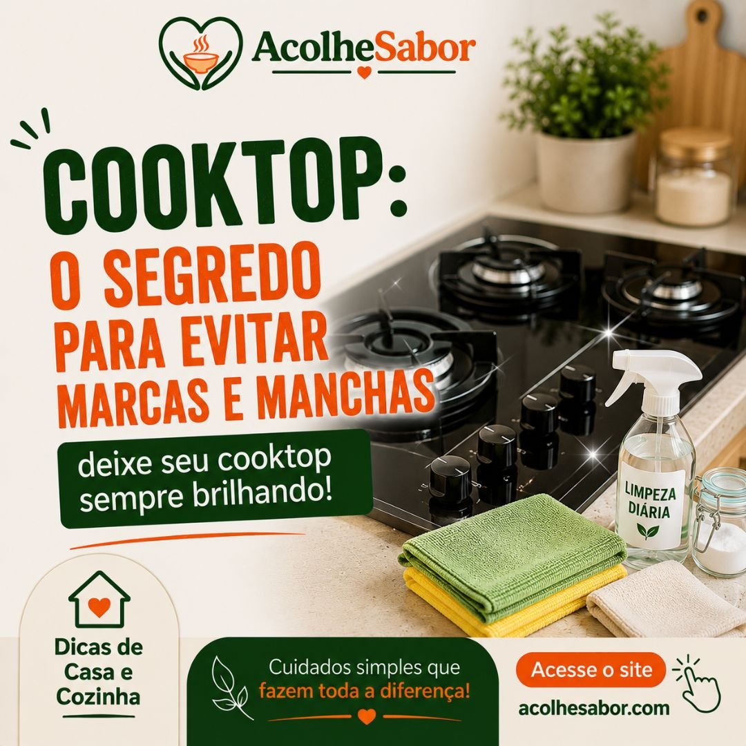 Cooktop: O Segredo Para Evitar Marcas e Manchas